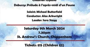 NWSO Spring 2024 concert at St. Andrew's Church
