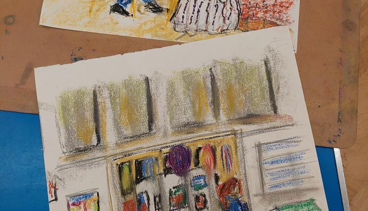 Drawing in the Gallery
