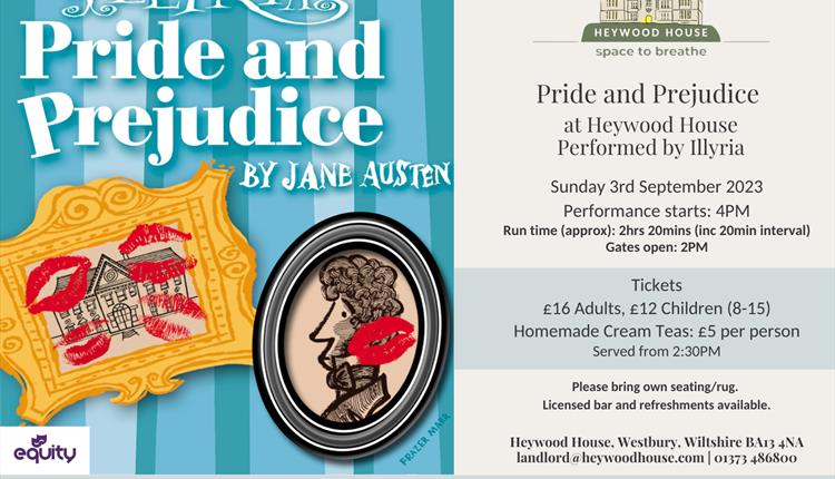 Pride and Prejudice outdoor theatre performance