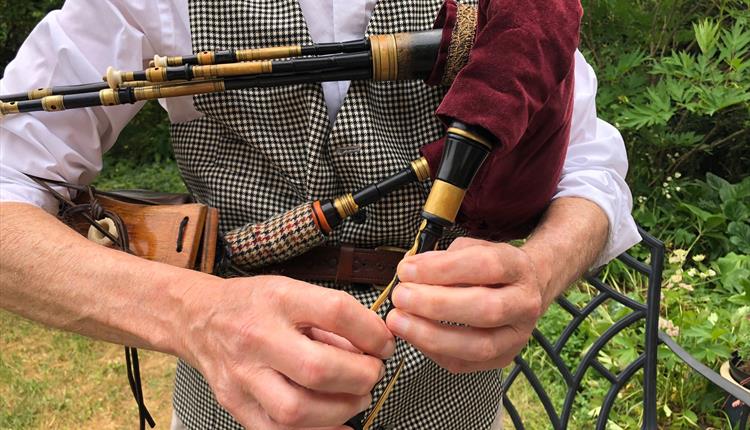 Northumbrian Pipers at Mompesson House