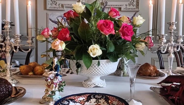 Regency spring celebration at Mompesson House