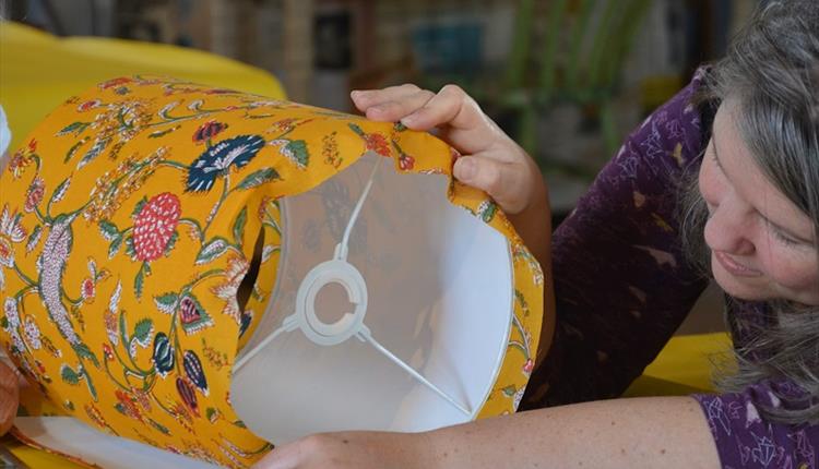 Lampshade Workshop at Bowood