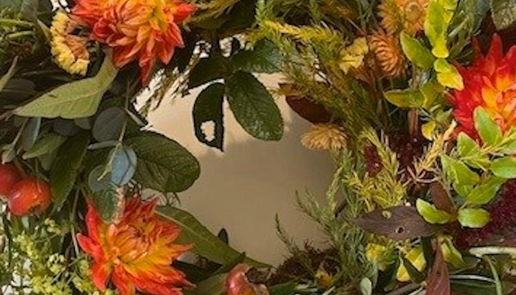 Autumn Wreath Making Workshop at Bowood