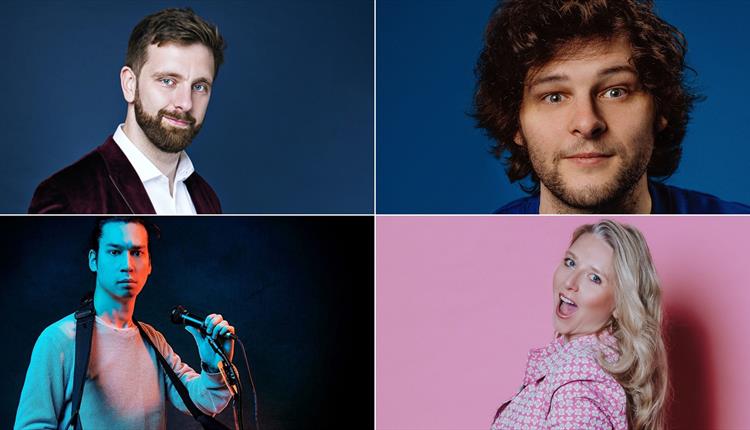 Avalon Comedy Network: Pierre Novellie, Tessa Coates, Huge Davies & Jake Baker