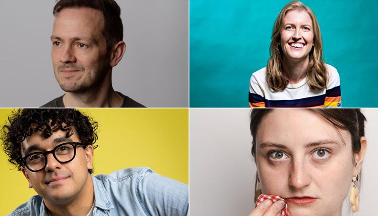 Avalon Comedy network: Stuart Laws, Lorna Rose Treen, Heidi Regan & Josh Weller