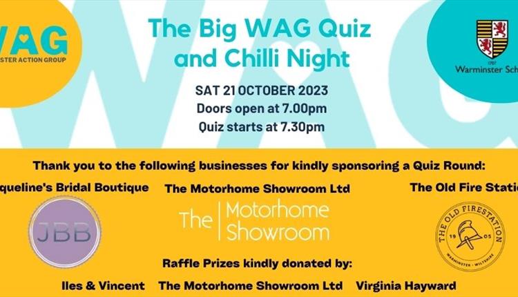 The Big WAG Quiz and Chilli Night