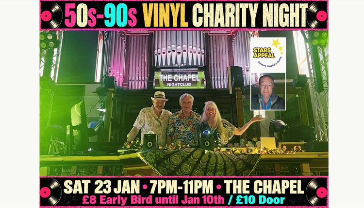 Charity DJ Vinyl Tactless Disco for Stars Appeal