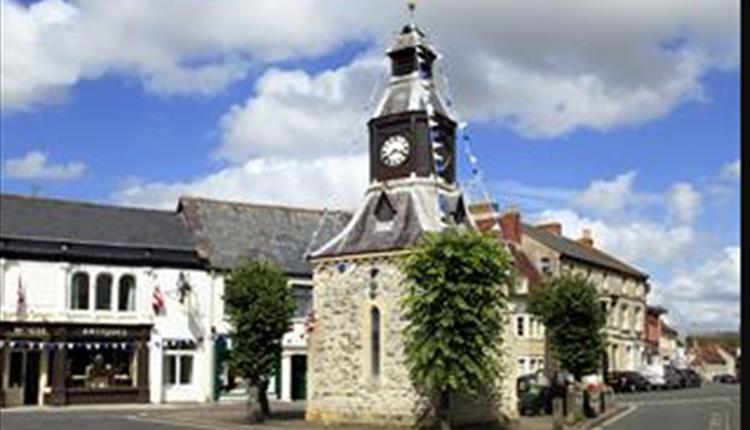 Santa in the Clock Tower