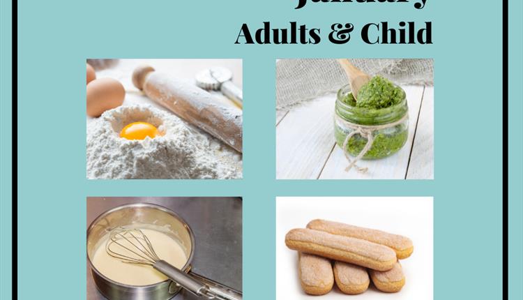 Adult & Child - cooking together