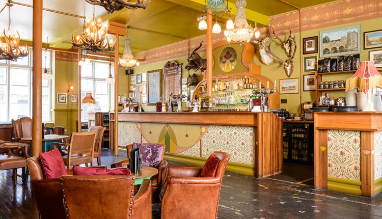 Bar area at Cosy Club in Salisbury