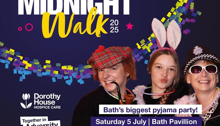 Women to get together for Dorothy House Hospice Care and take on the Midnight Walk in Bath!