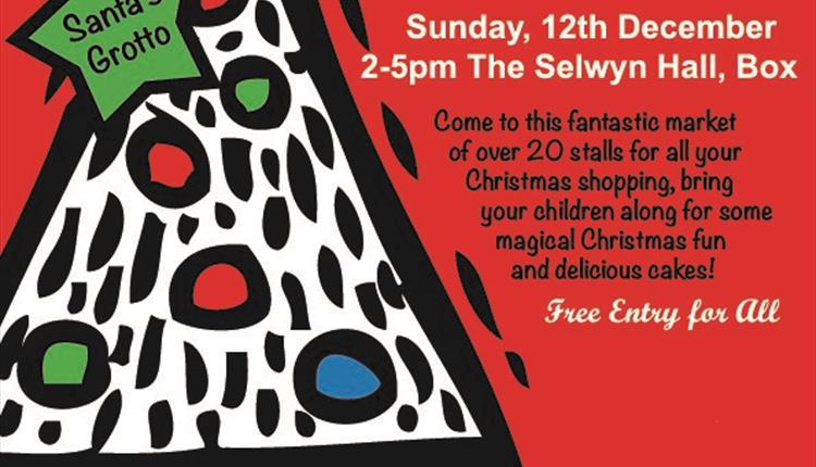 poster for box christmas market
