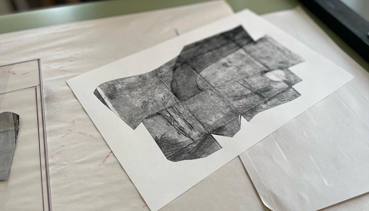 Drypoint & TetraPak Intaglio Printmaking near Marlborough