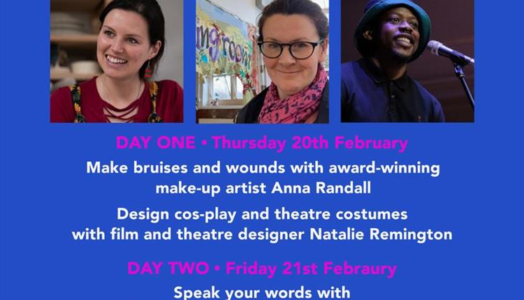 FREE February Half-Term Creative Workshop for 11-18 year olds