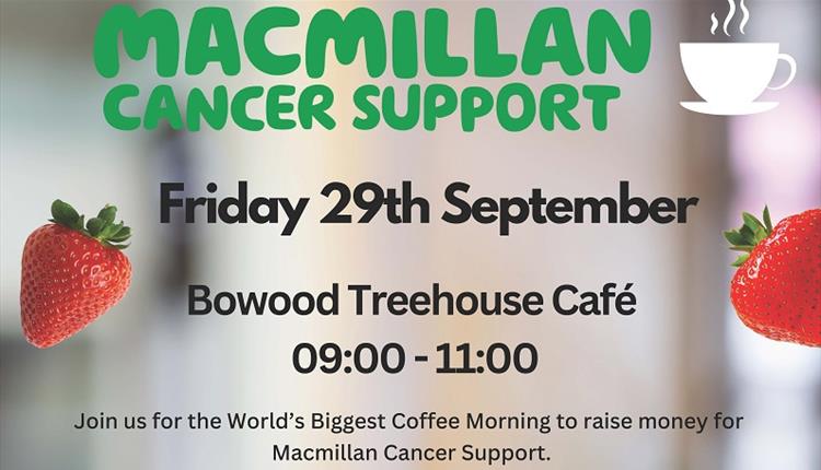 Macmillan Coffee Morning at Treehouse Café