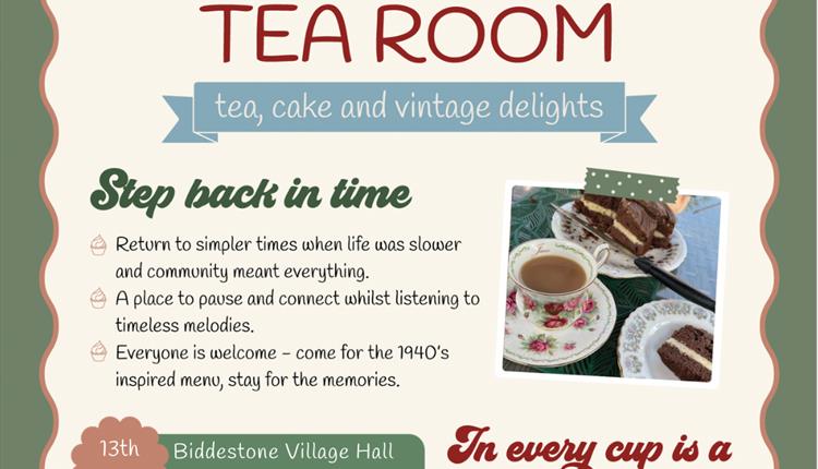 Pop up tea room