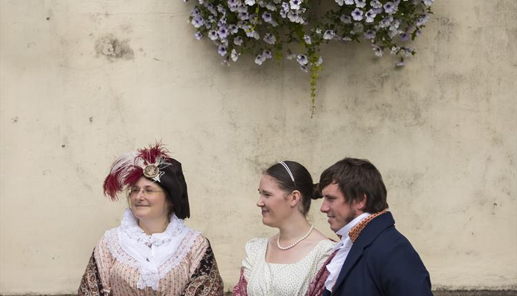 The Hampshire Regency Dancers performing at Mompesson House