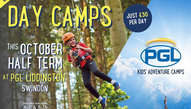 October Half Term Kids' Day Camps At PGL Liddington