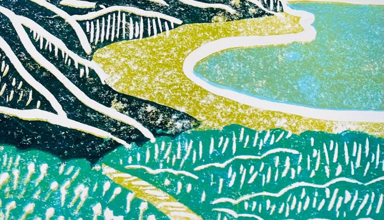 Linocut Printmaking - Reduction Technique Near Marlborough