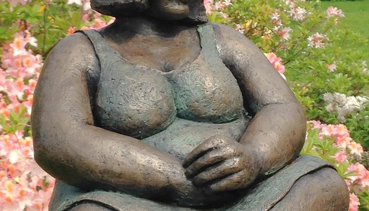 Sculpture exhibition in Avebury Manor Garden