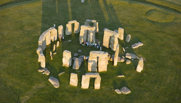 Stonehenge seen from above, © ENGLISH HERITAGE