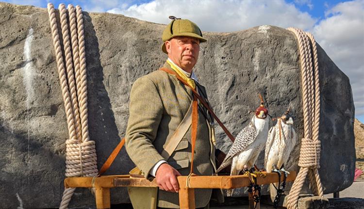 Victorian Falconry at Stonehenge