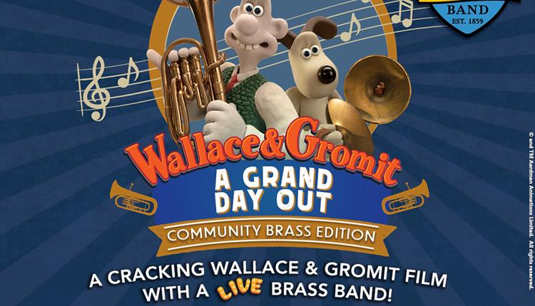 Wallace & Gromit A grand Day Out with LIVE Brass Band