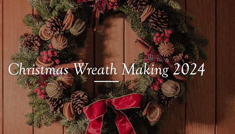 Christmas Wreath Making at Whatley Manor