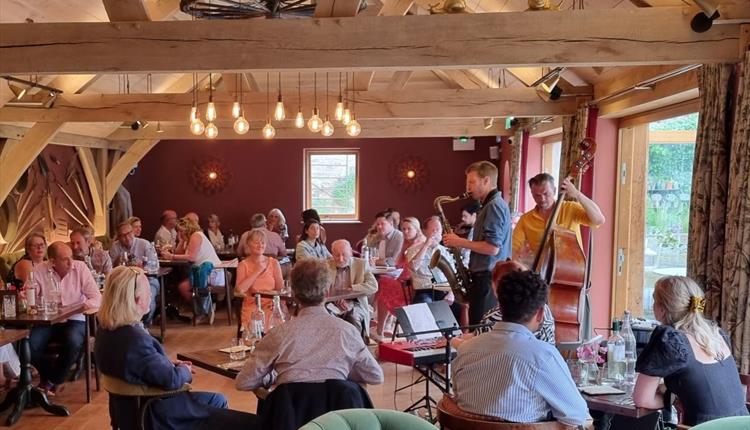 Iford Manor Kitchen: New Year's Day Jazz Lunch