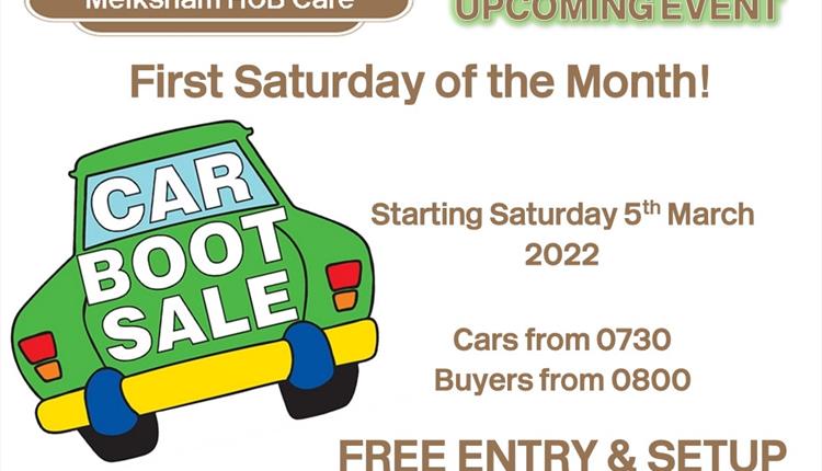 Melksham Hub Cafe carboot sale