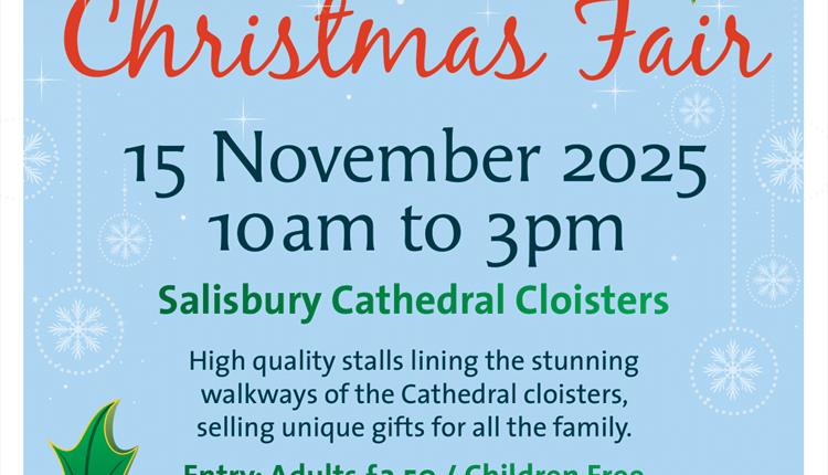 Christmas Fair at Salisbury Cathedral cloisters