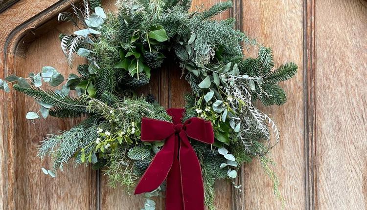 Festive wreath making course