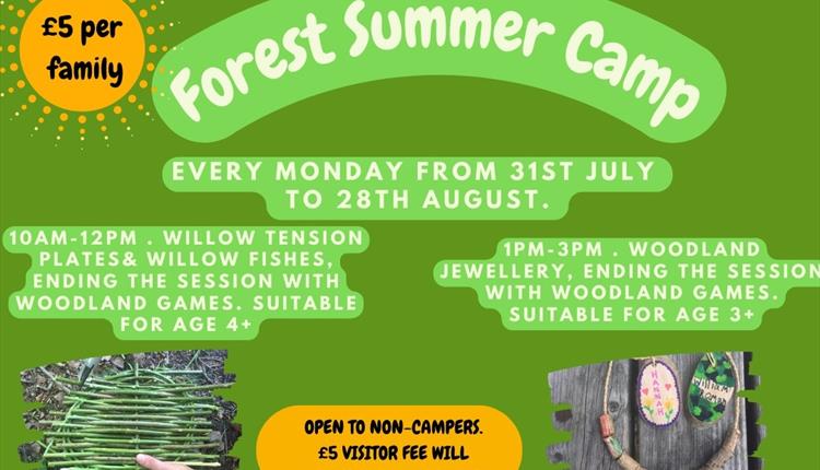 Forest Summer Camp - Willow Weaving & Woodland Jewellery