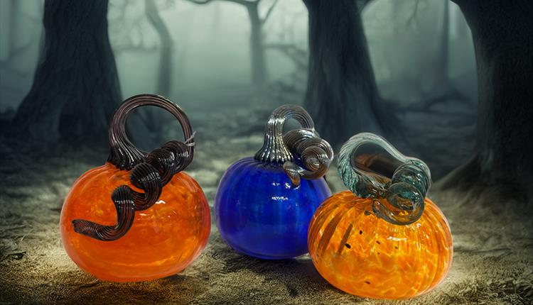 Halloween Glassblowing Pumpkins