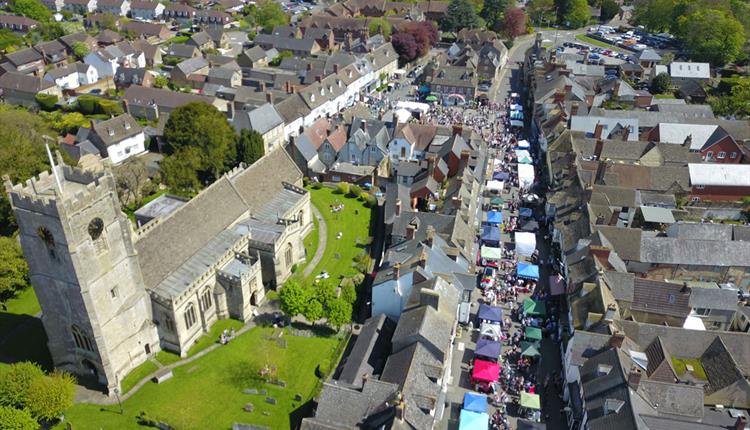 Highworth from above