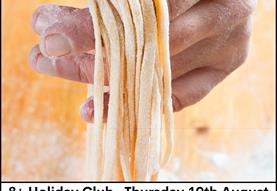 8+ Holiday Club - Spaghetti & Muffins