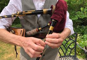 Northumbrian Pipers at Mompesson House