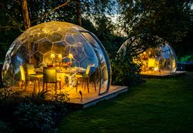 Festive Dining Igloos