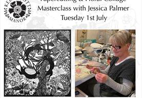 Papercutting & Floral Collage Masterclass with Jessica Palmer at Kelmscott Manor