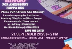 Mayor of Amesbury Charity Appeal Bingo