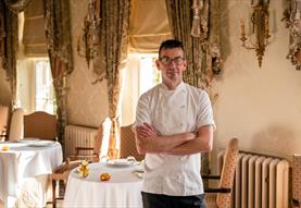 Michelin Star dining at Lucknam Park Restaurant Hywel Jones