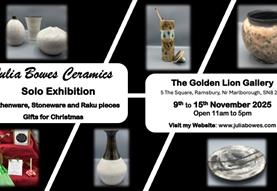 Julia Bowes Ceramics - Solo Exhibition