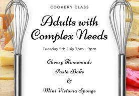 Adults with Complex Needs Cookery Class