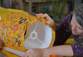 Lampshade Workshop at Bowood