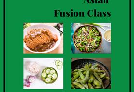 Asian Fusion cookery class 16+