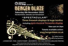 Benger Blaze - Sutton Benger Fireworks and Bonfire display