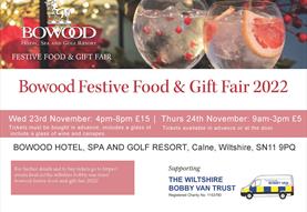 Bowood Festive Food and Gift Fair 2022