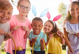 Easter Egg Hunt at Cepen Park Brewers Fayre