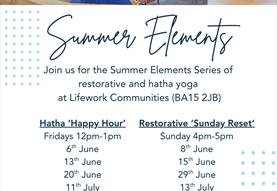 Summer Elements Restorative Yoga Series