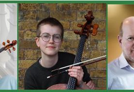 Sofia Demetriades (violin),  Finn Anderson-Hedra (cello) and Daniel Tong (piano)